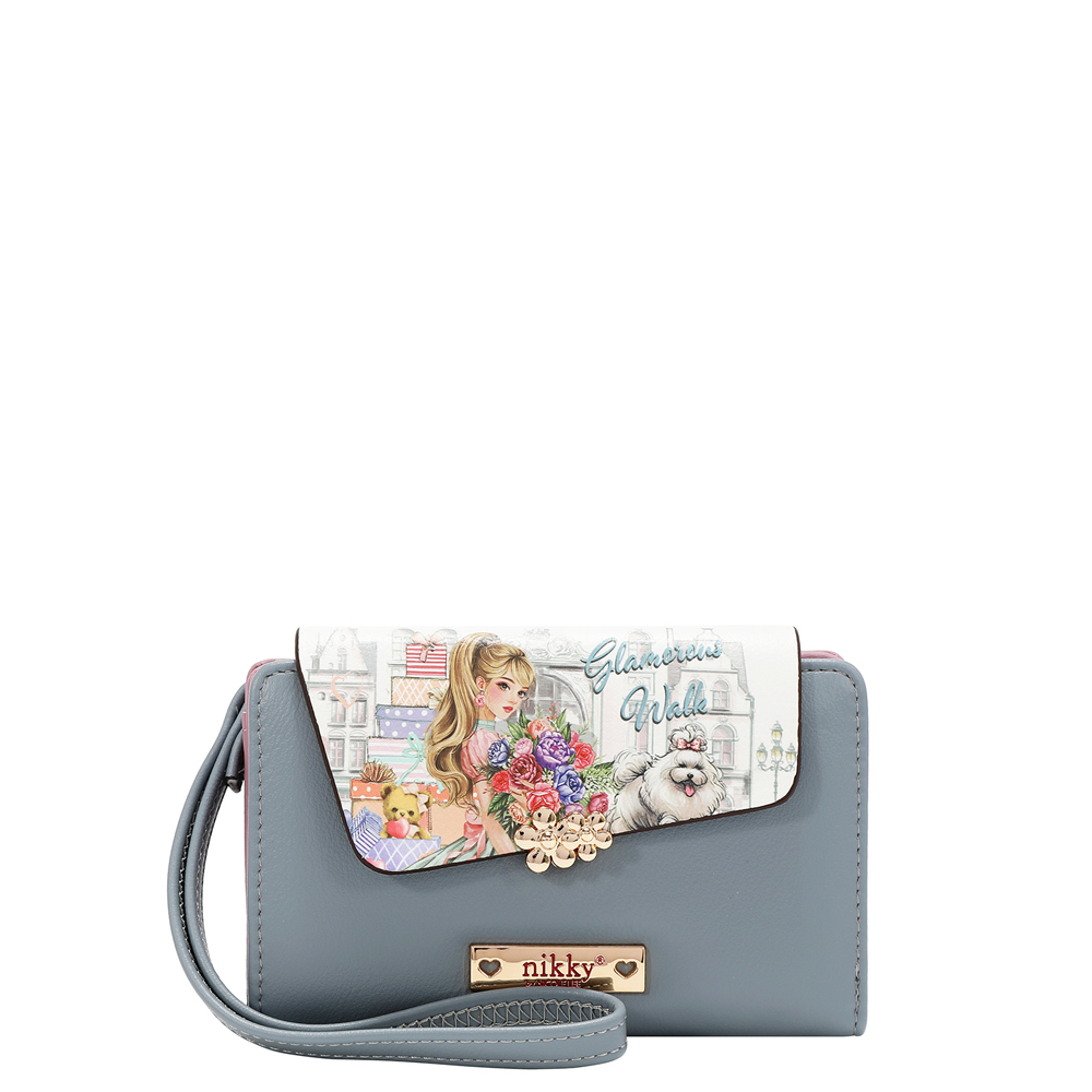 249159-EC Novčanik fashion NIKKY GlamorousWalkWhite FW26 14x9x2,5cm NK24005-GWK-WH P48