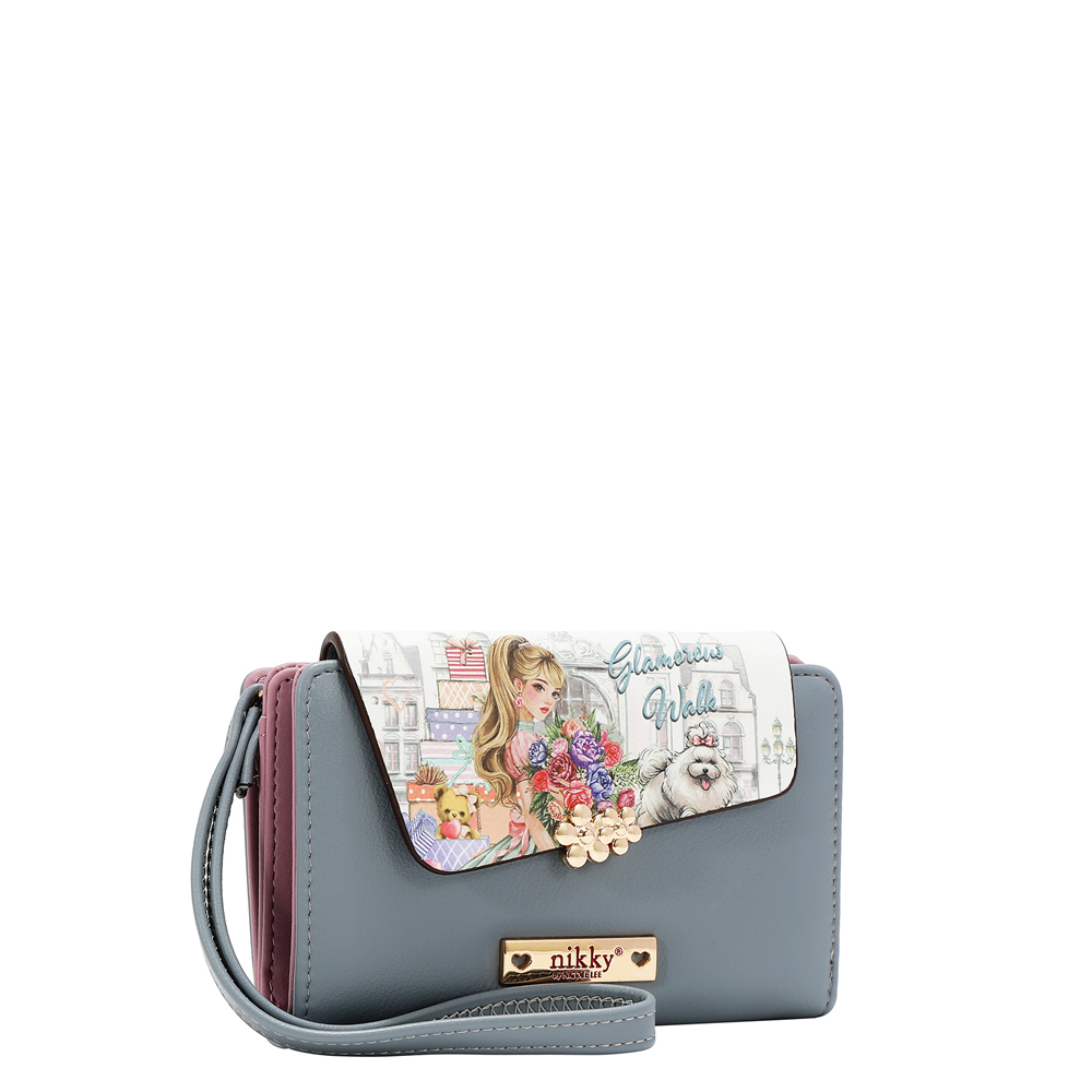 249159-EC Novčanik fashion NIKKY GlamorousWalkWhite FW26 14x9x2,5cm NK24005-GWK-WH P48