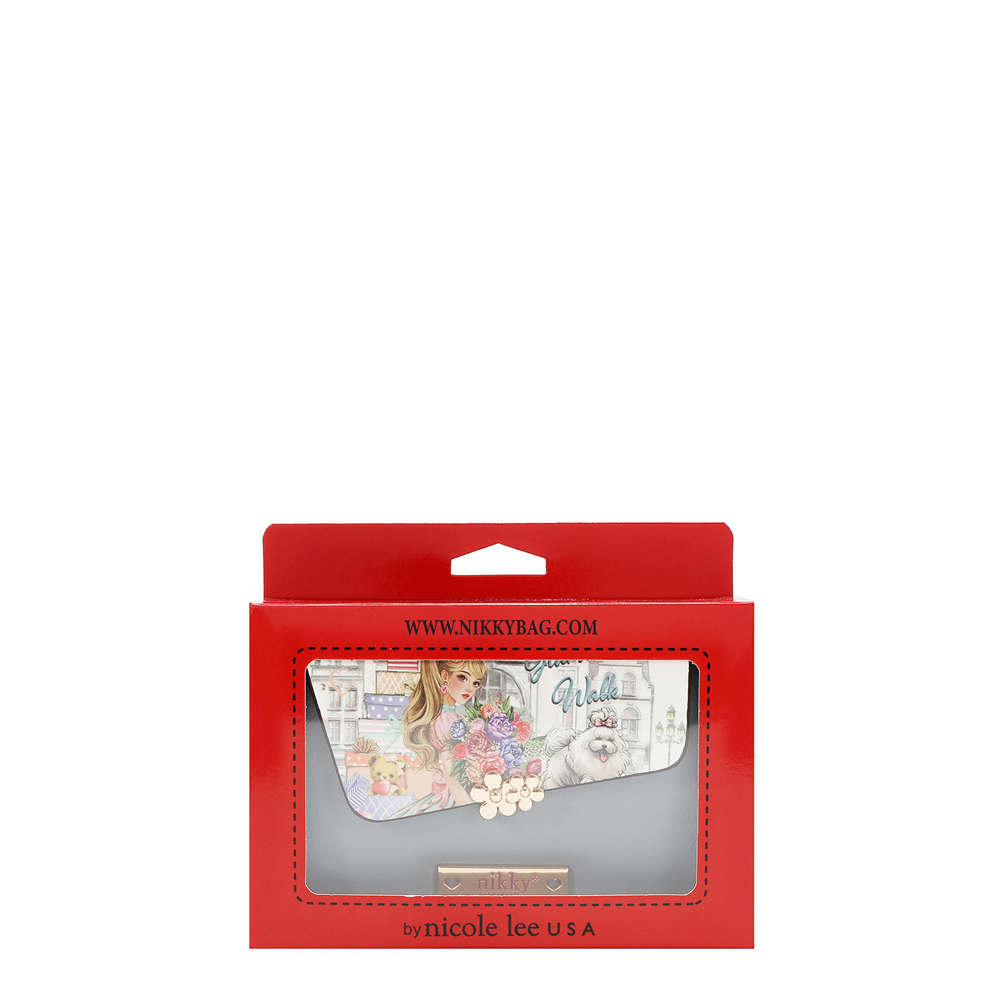 249159-EC Novčanik fashion NIKKY GlamorousWalkWhite FW26 14x9x2,5cm NK24005-GWK-WH P48